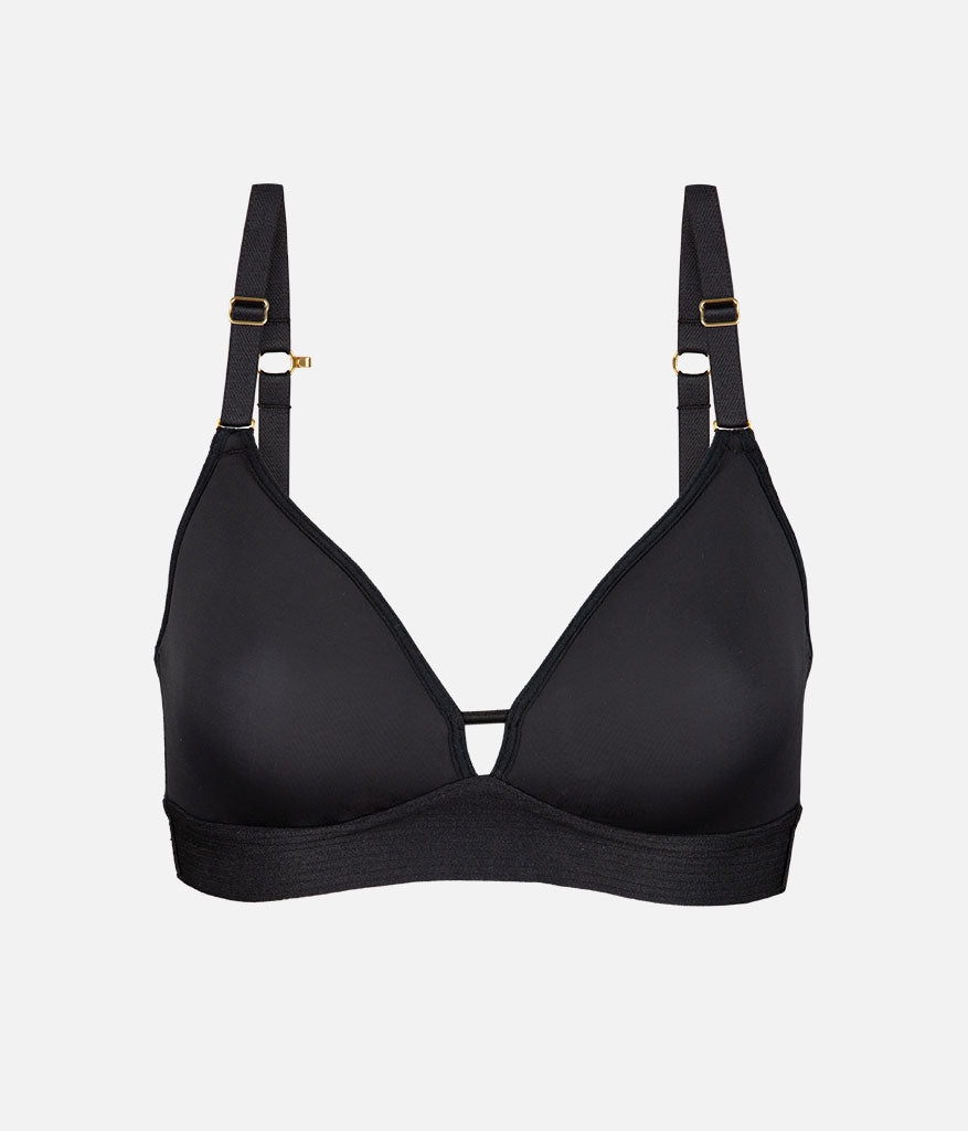 The Spacer Bra: Jet Black