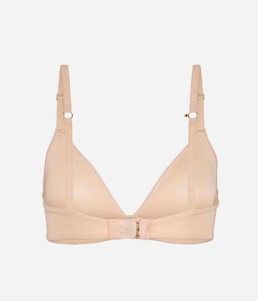 The All-Day Plunge No-Wire Bra: Toasted Almond