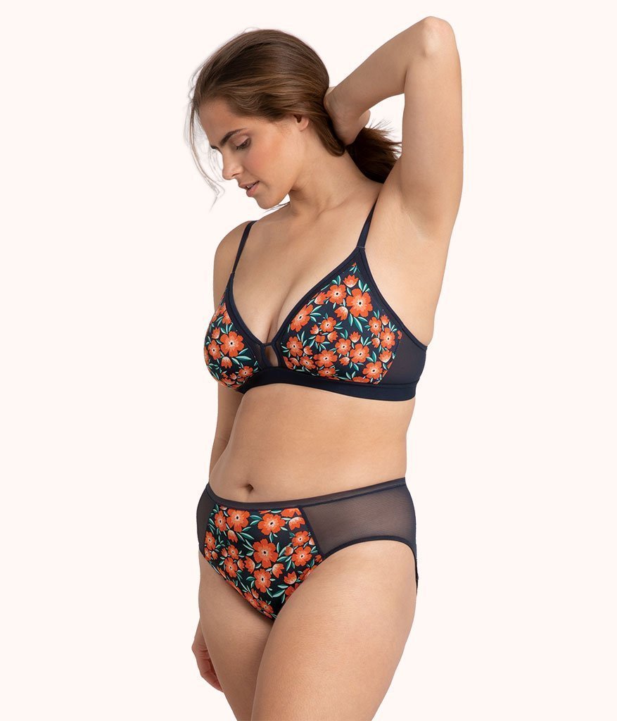 The Busty Bralette: Poppy Floral