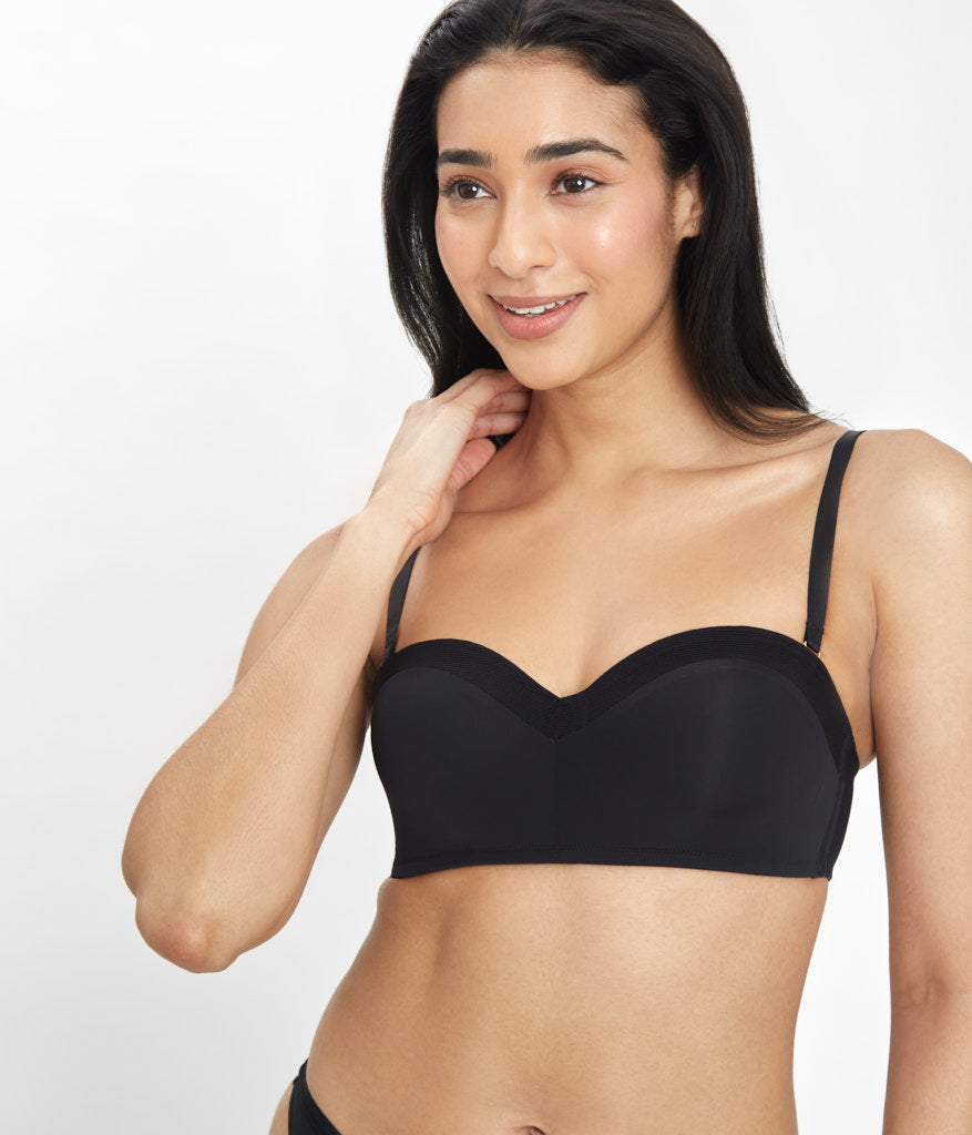 The No-Wire Strapless: Jet Black