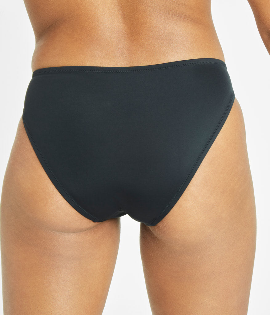 The Swim Bikini Bottom: Jet Black