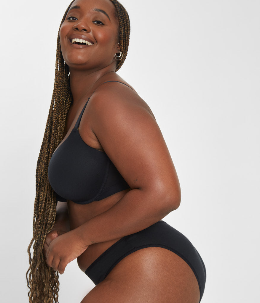 The All-Day T-Shirt Bra: Jet Black