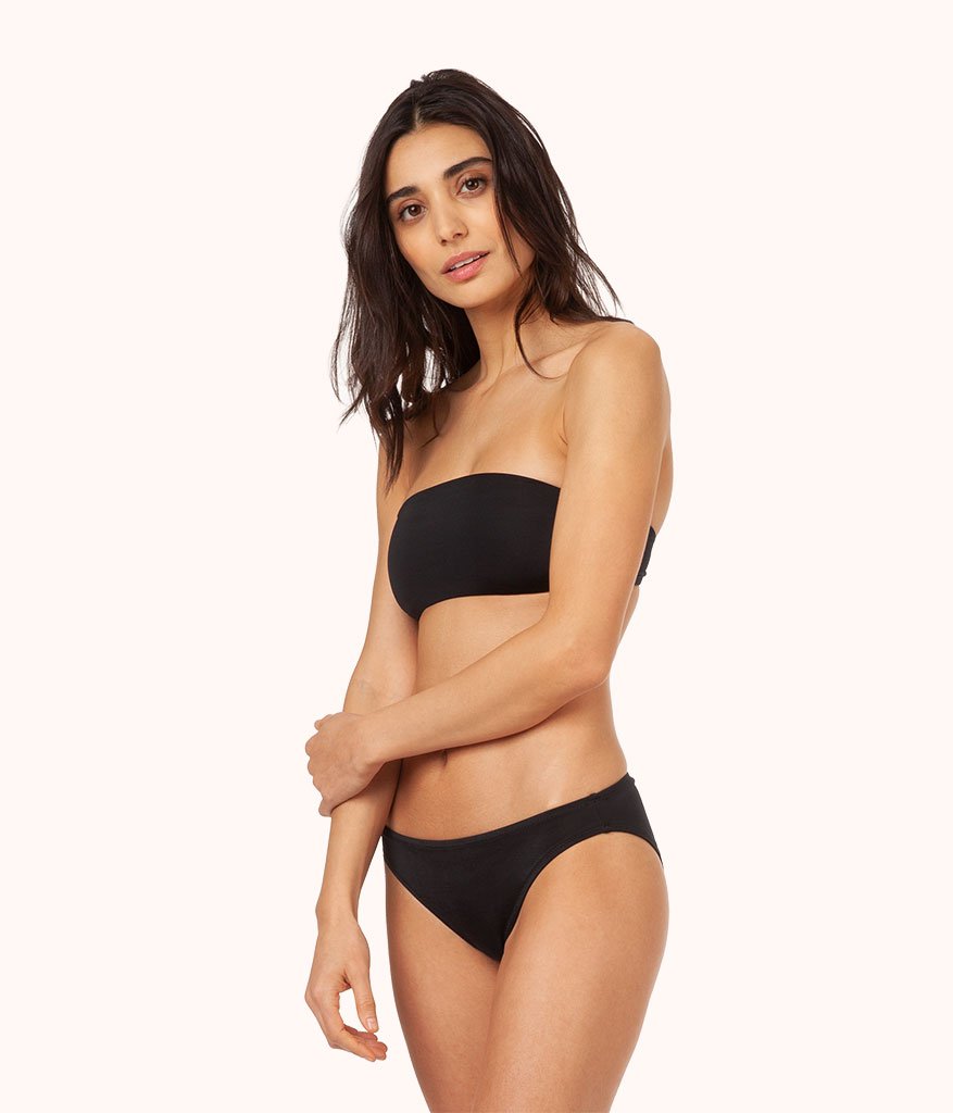 The Swim Bandeau: Jet Black