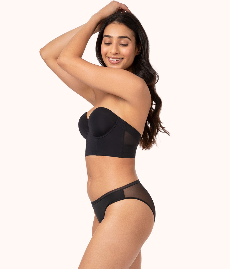 The Low Back Strapless Bundle: Toasted Almond/Jet Black