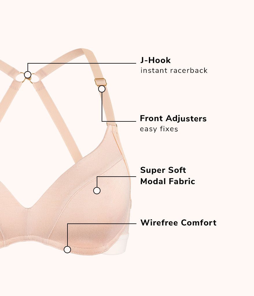 All-Day No-Wire Push-Up Bra Bundle: Jet Black/Toasted Almond