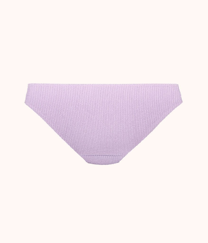 The Swim Ruched Bikini Bottom: Lilac