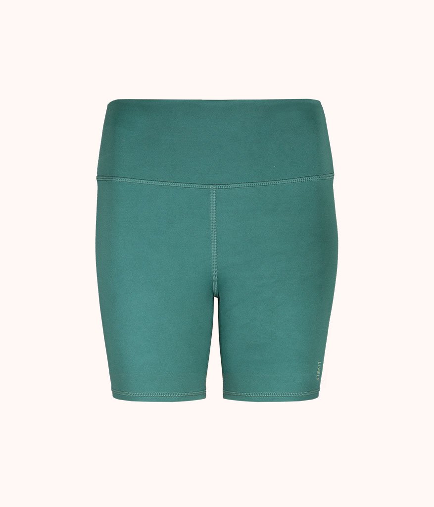 The Active Bike Short: Harbor Green