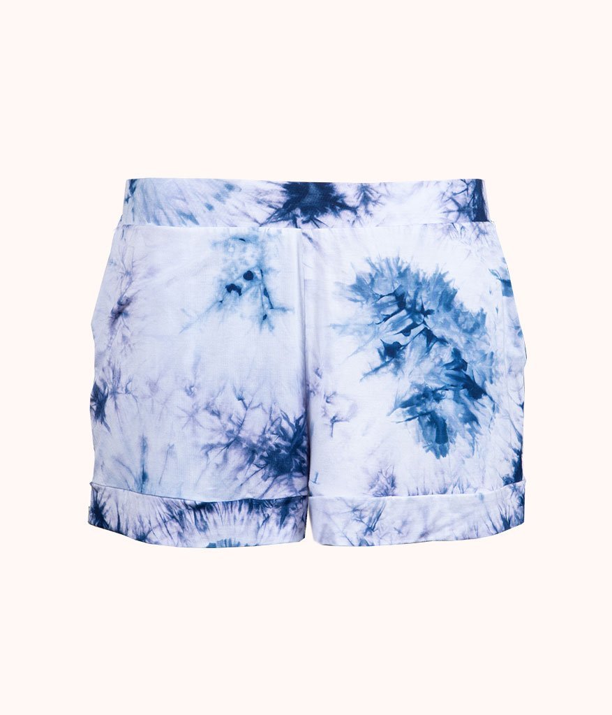 The All-Day Tie Dye Short: Deep Blue Tie Dye