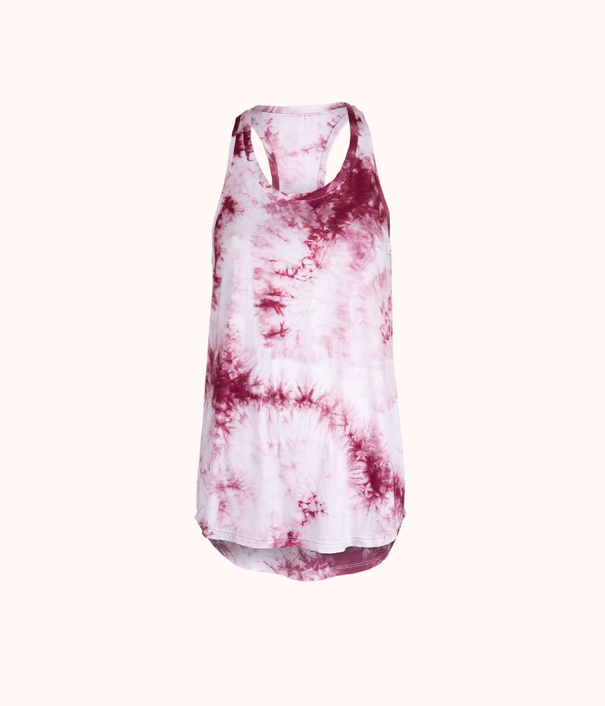 The All-Day Tie Dye Tank: Pink Tie Dye