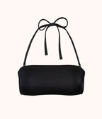The Swim Bandeau: Jet Black