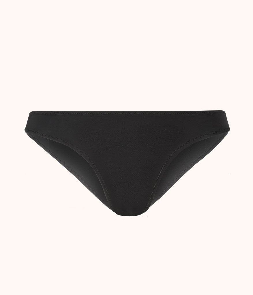The Swim Bikini Bottom: Jet Black