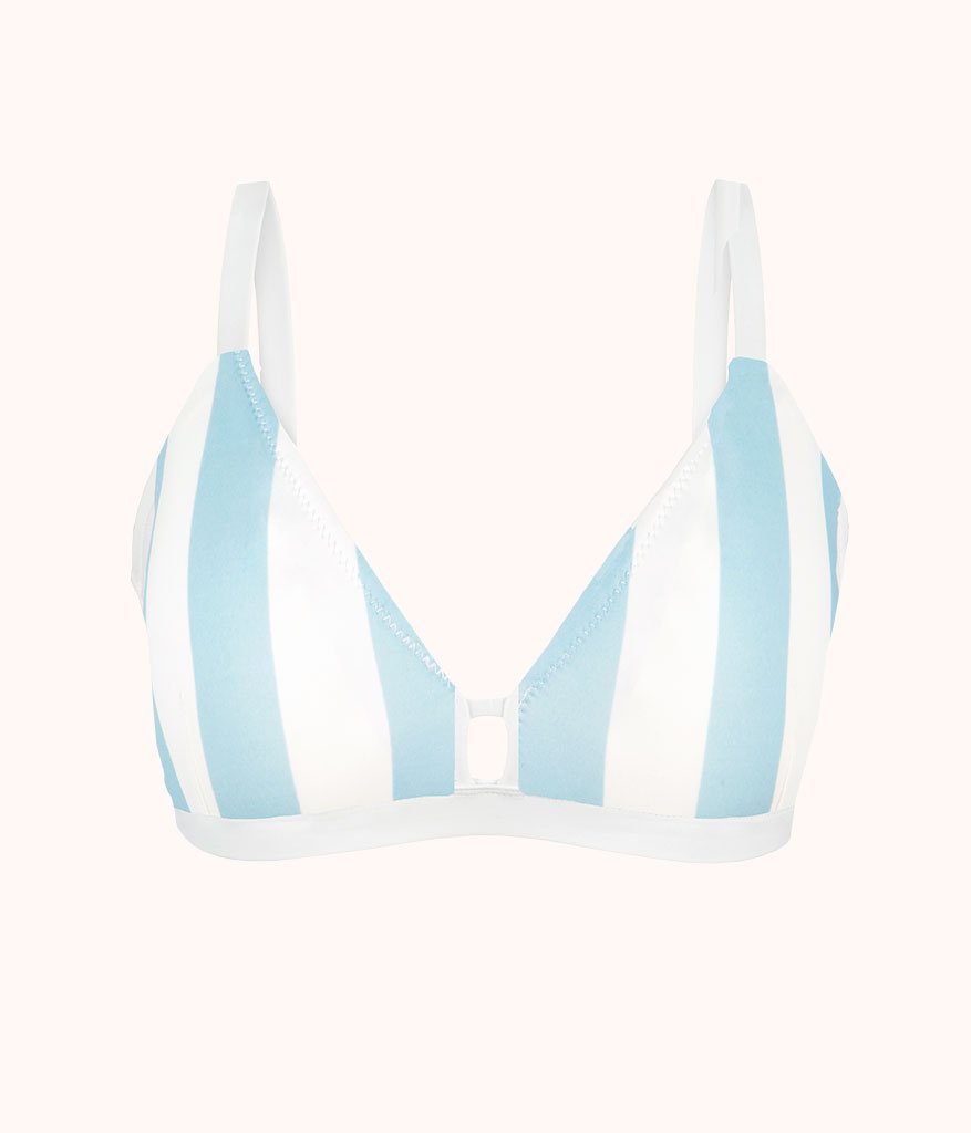 The Swim Busty Bralette: Cabana Stripe