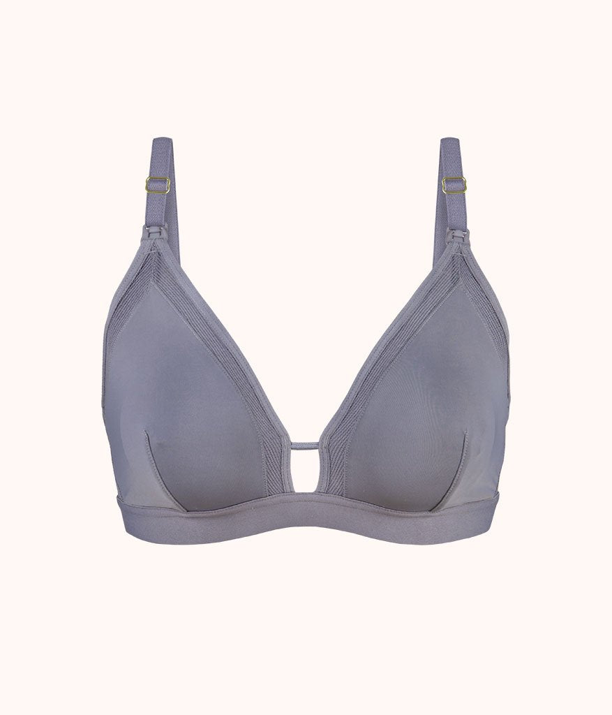 The Busty Nursing Bralette: Smoke