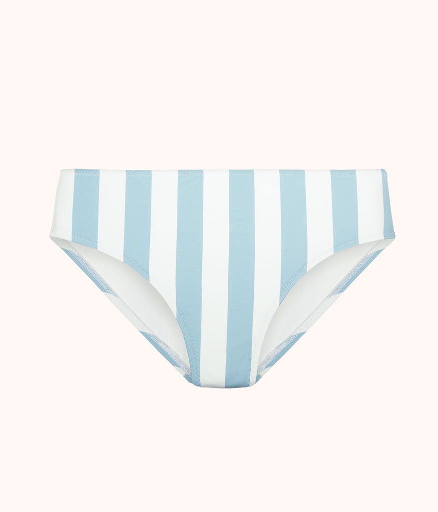 The Swim High Waist Bikini Bottom: Cabana Stripe
