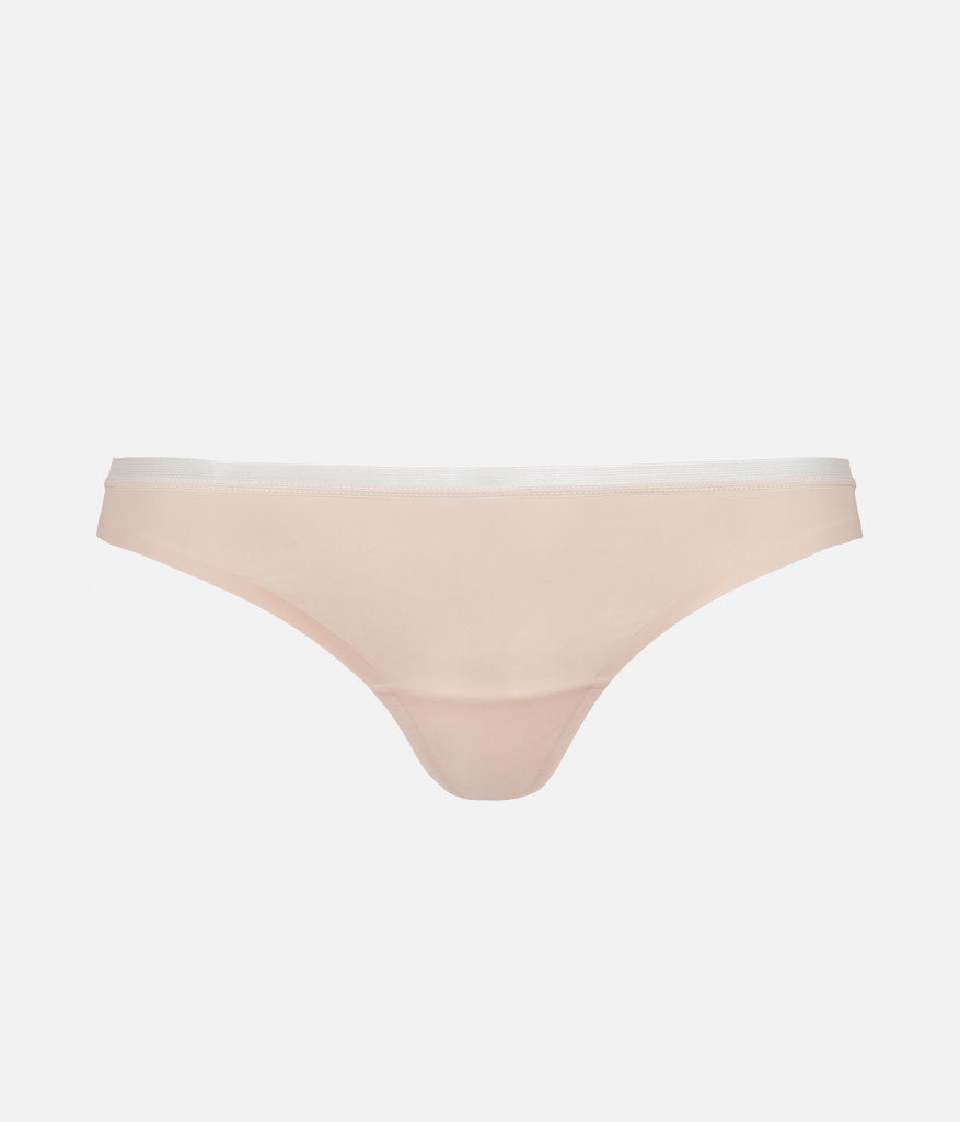 The No Show Thong: Toasted Almond
