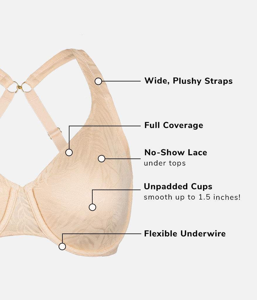 The Smooth Lace Minimizer Bra Bundle: Jet Black/Toasted Almond