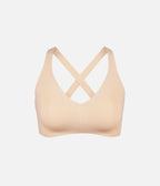 The Sleek Crossback Bralette: Toasted Almond
