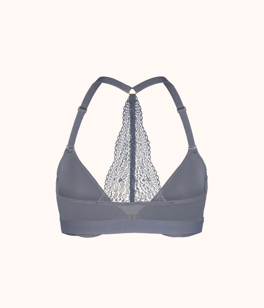 The Front Close T-Shirt Bra: Smoke