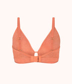 The Palm Lace Busty Bralette: Terracotta