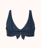 The Swim Plunge Bralette: Navy