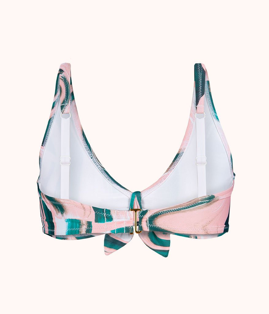 The Swim Plunge Bralette: Paint Brush
