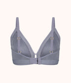 The Smooth Lace Busty Bralette: Smoke