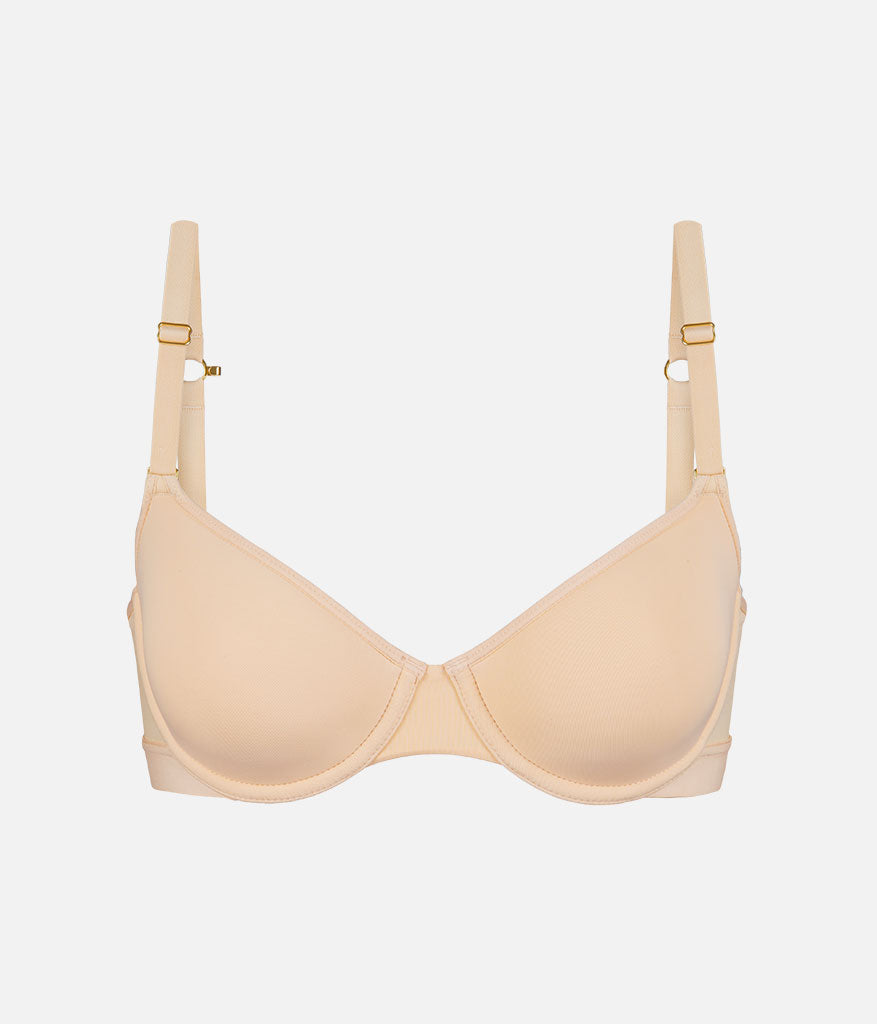The Spacer Balconette Bra: Toasted Almond
