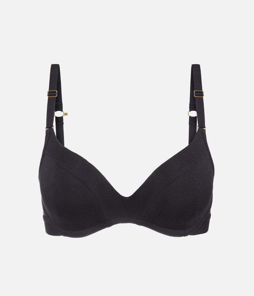 The All-Day No-Wire Push-Up: Jet Black