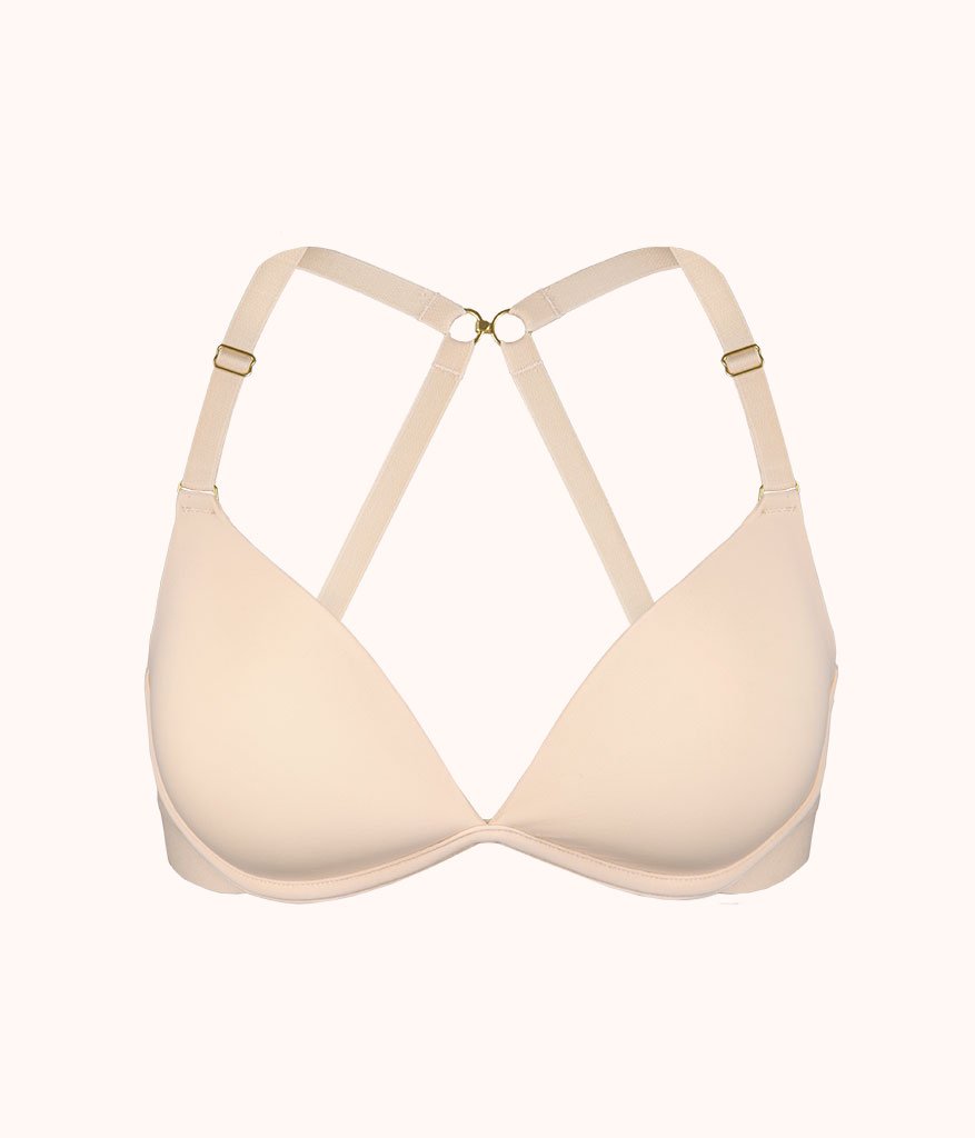 The Deep V No-Wire Push-Up: Toasted Almond