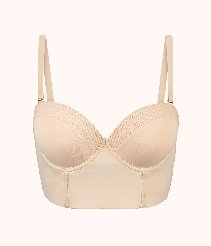 The Low Back Strapless: Toasted Almond