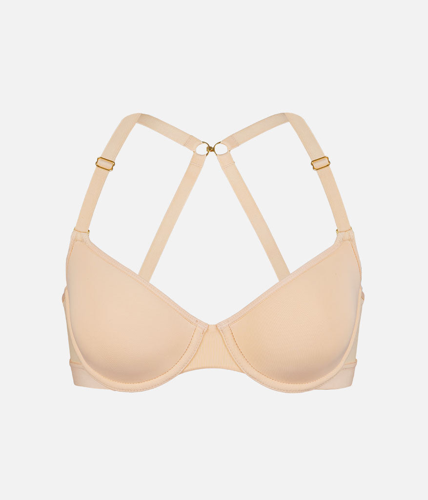 The Spacer Balconette Bra: Toasted Almond