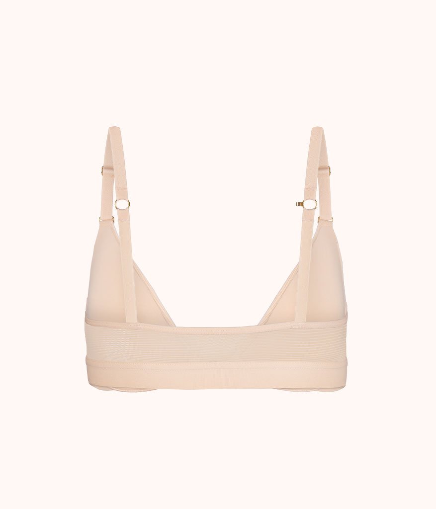 The Front Close No-Wire Bra: Toasted Almond