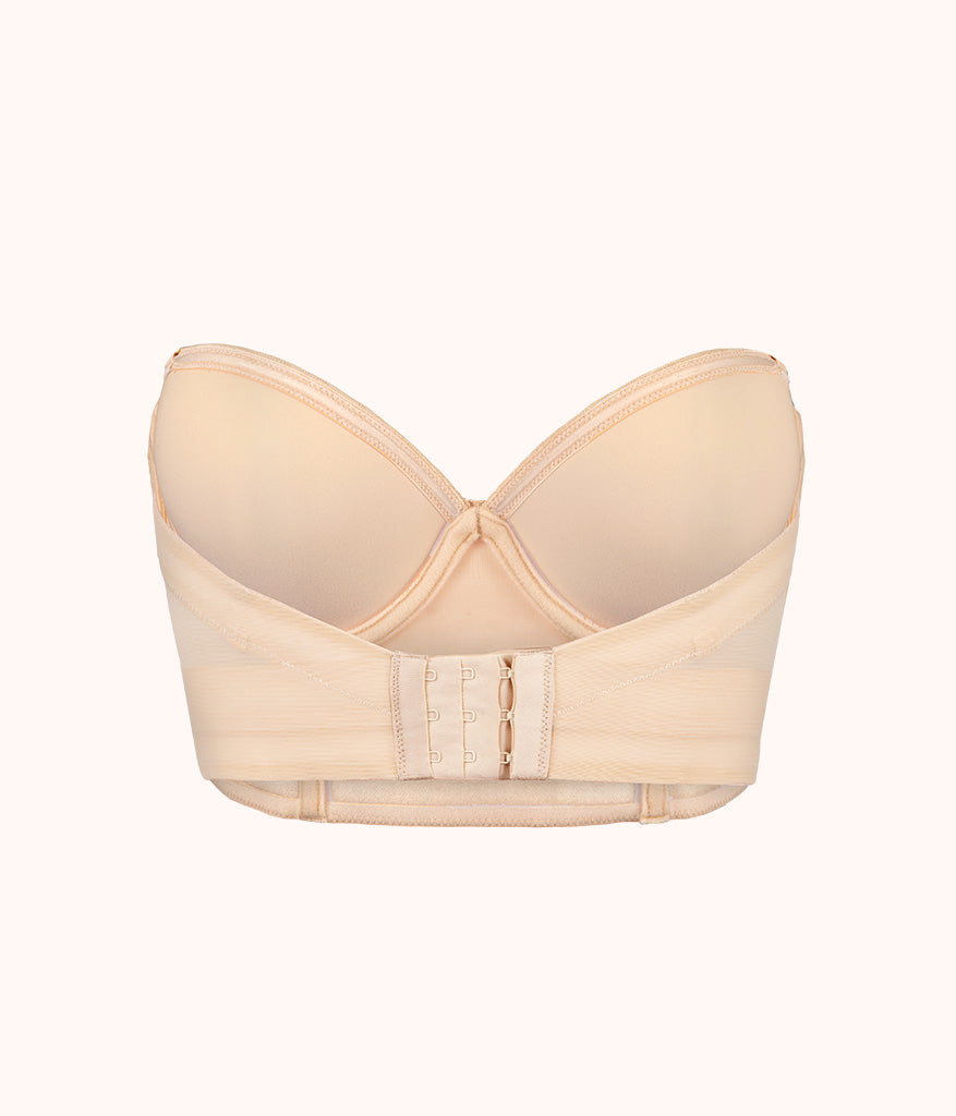 The Low Back Strapless: Toasted Almond
