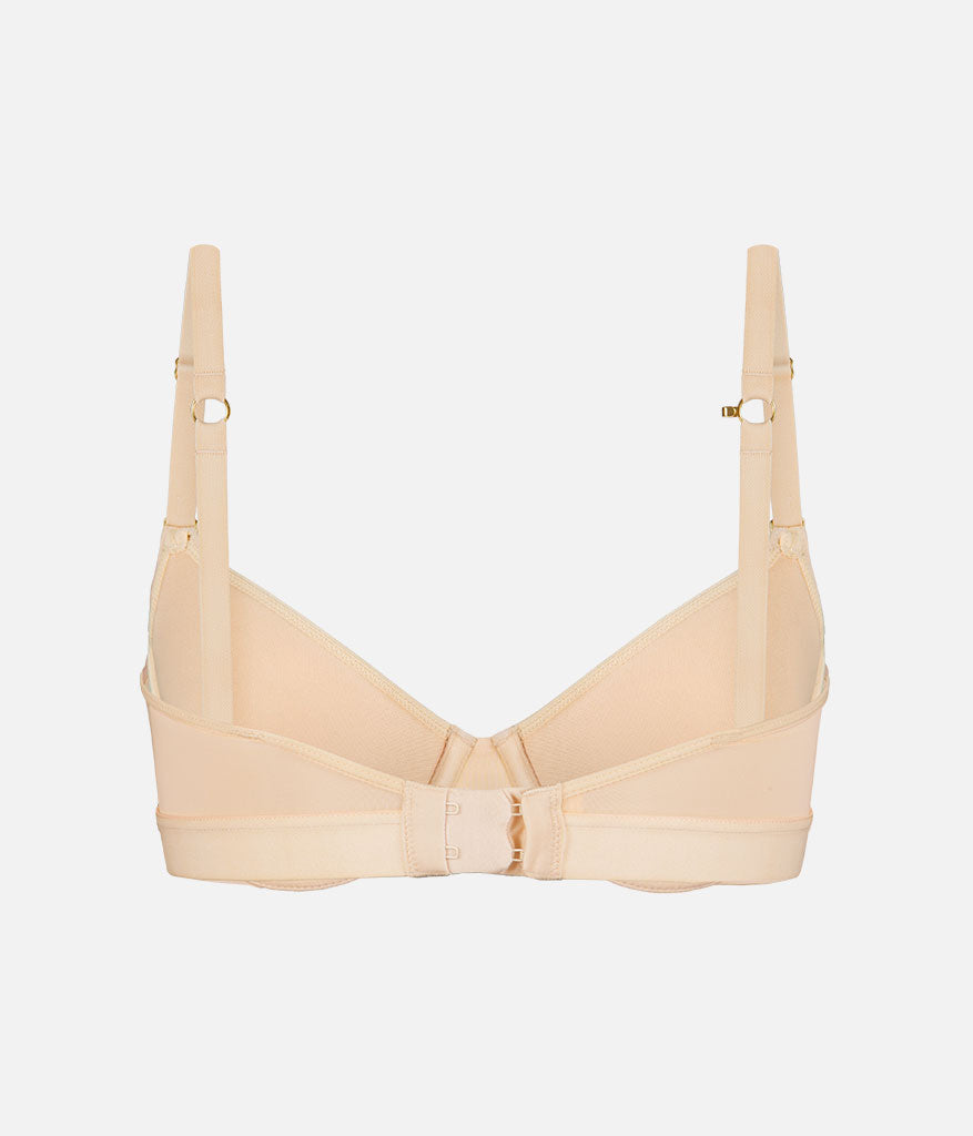 The Spacer Balconette Bra: Toasted Almond