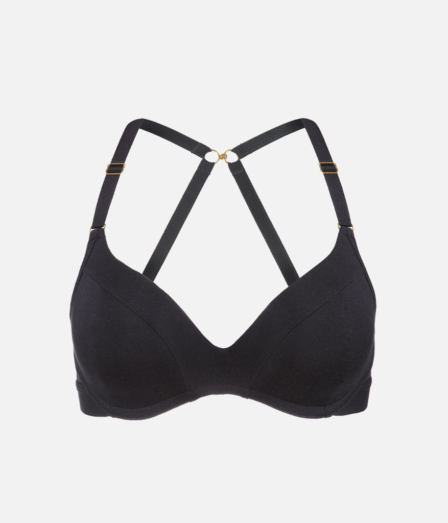 The All-Day No-Wire Push-Up: Jet Black