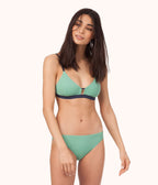 The Swim Bralette: Mint/Navy
