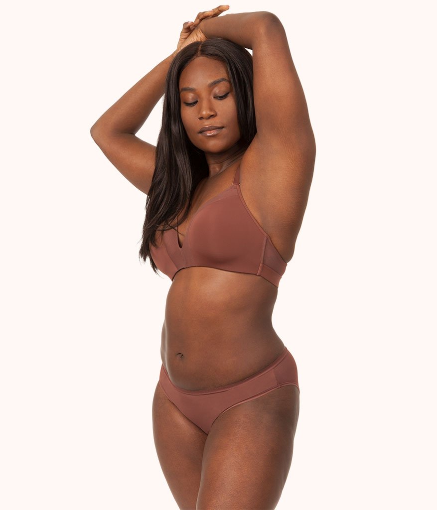 The Mesh Back Bikini: Umber