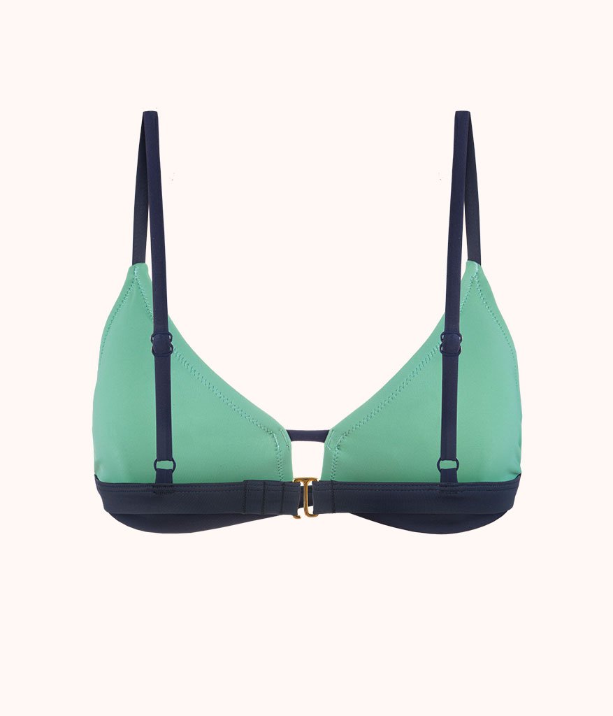 The Swim Bralette: Mint/Navy