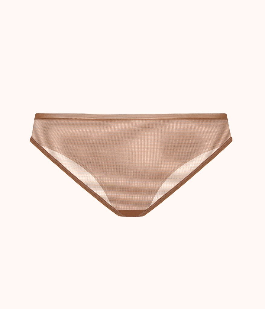 The Mesh Back Bikini: Rich Clay
