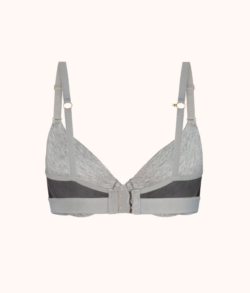 The All-Day T-Shirt Bra: Heather Gray