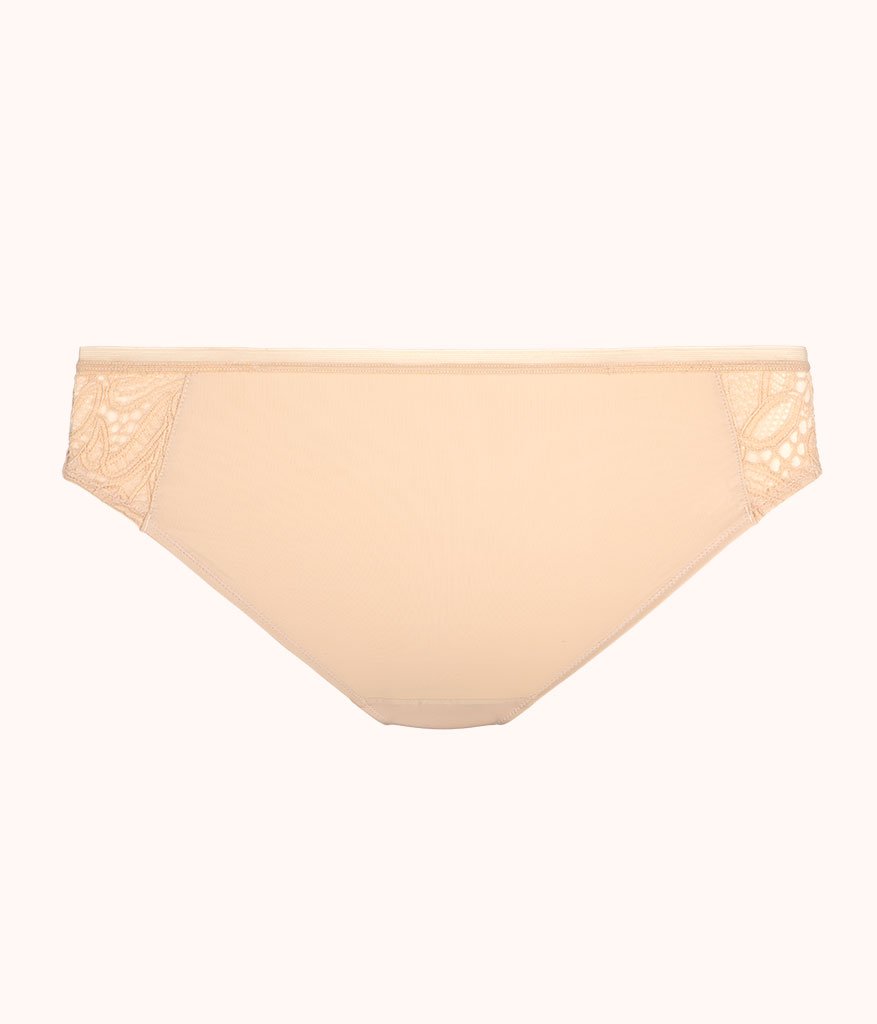 The Palm Lace Bikini: Toasted Almond