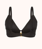 The Swim Busty Bralette: Jet Black