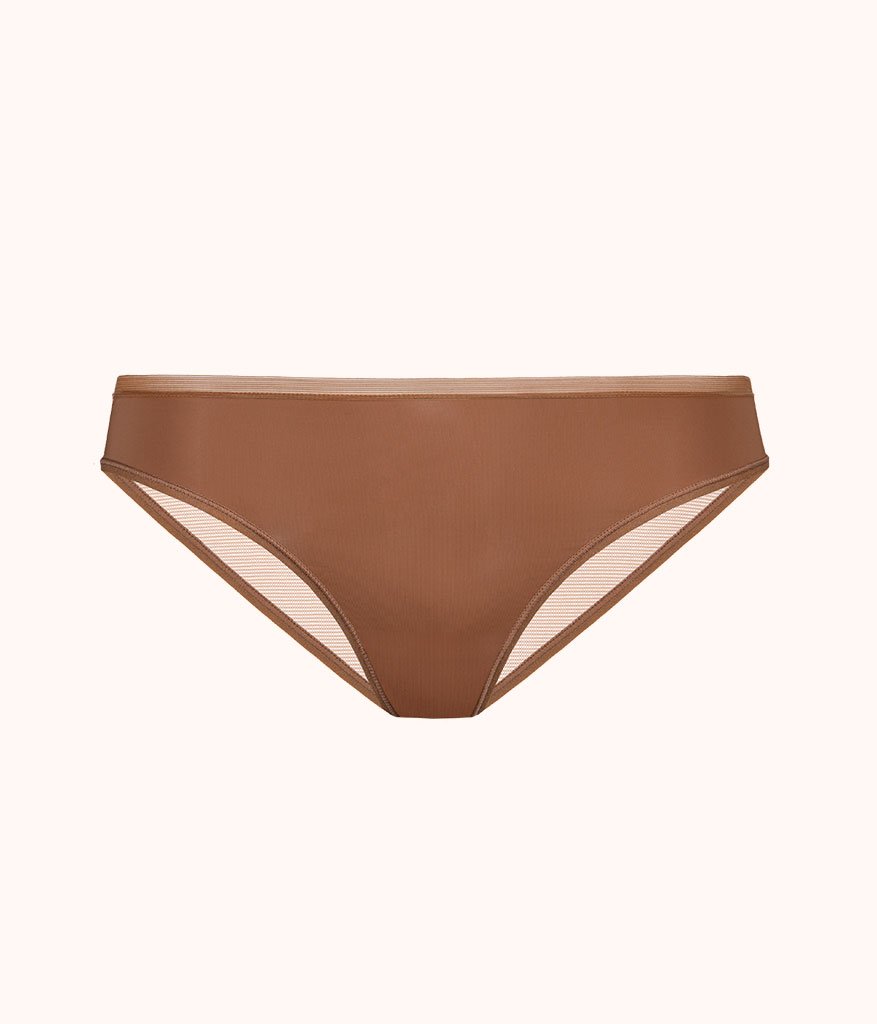 The Mesh Back Bikini: Rich Clay
