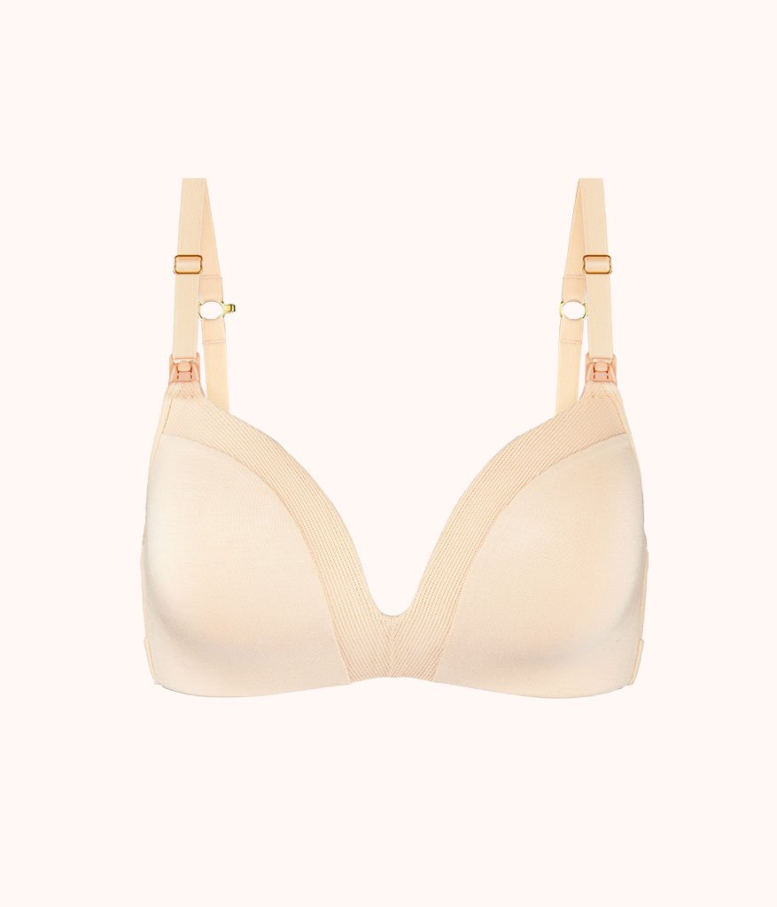 The No-Wire Nursing Bra: Toasted Almond