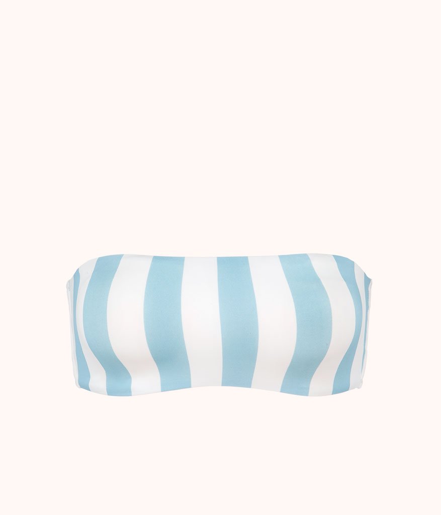 The Swim Bandeau: Cabana Stripe