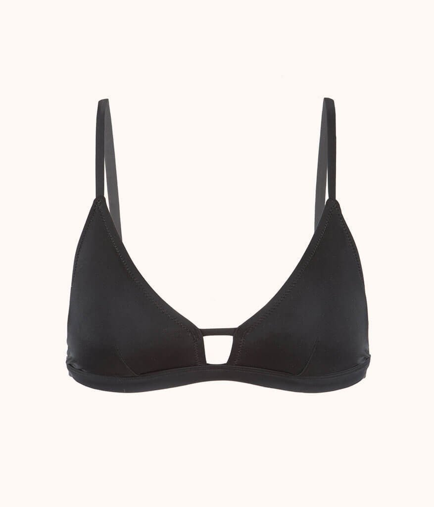 The Swim Bralette: Jet Black
