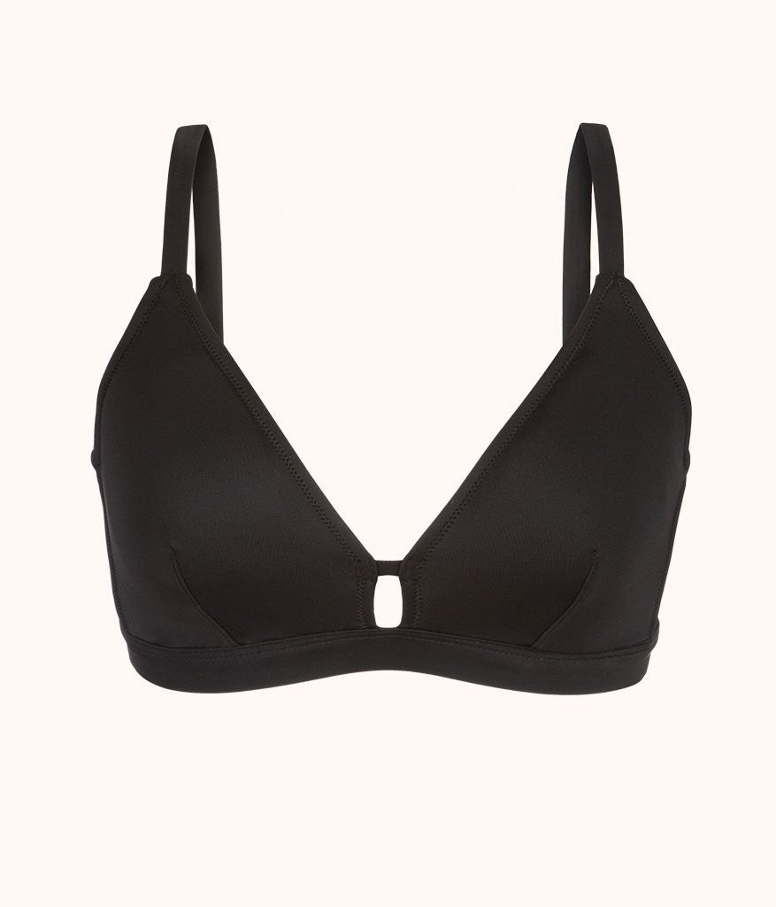 The Swim Busty Bralette: Jet Black