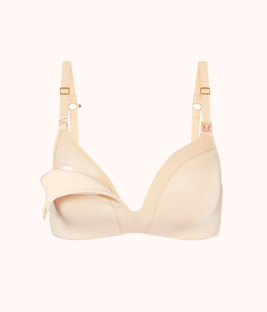 The No-Wire Nursing Bra: Toasted Almond