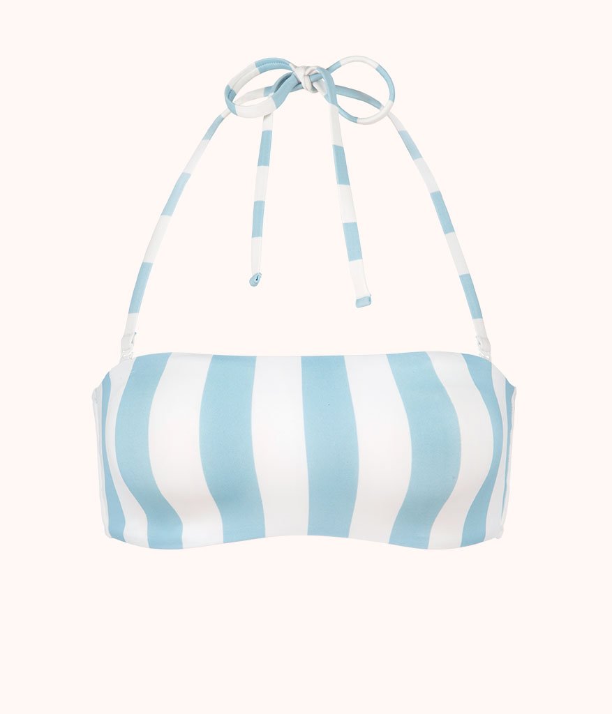 The Swim Bandeau: Cabana Stripe