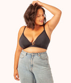 The Busty Bralette: Jet Black